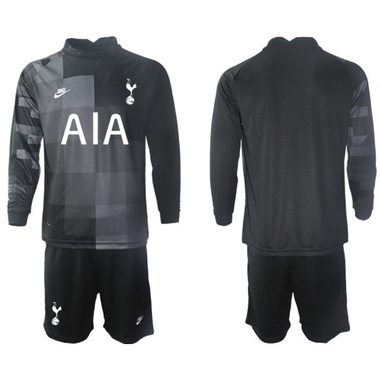 Camisola Tottenham Hotspur Guarda-redes Criança Equipamento Segundo 2021-2022 Manga Comprida